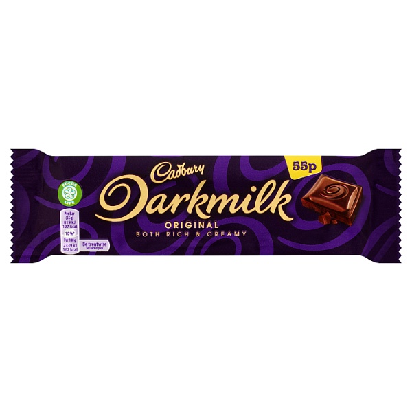 Cadbury Darkmilk Chocolate Bar 35g