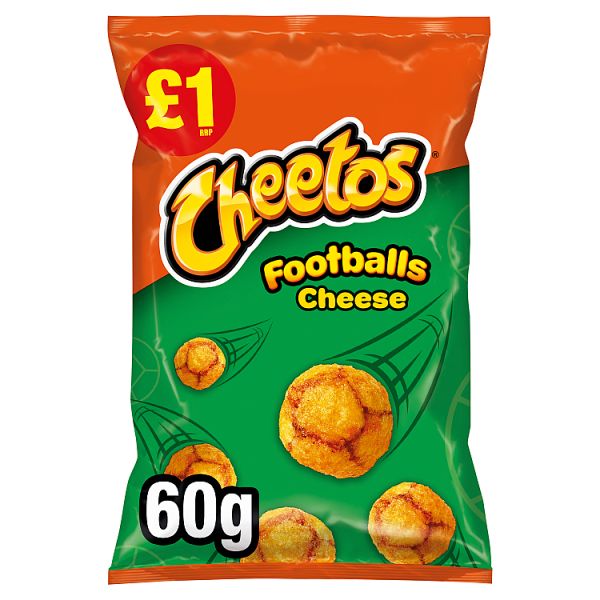 Cheetos Footballs Cheese Snacks £1 RRP PMP 60g