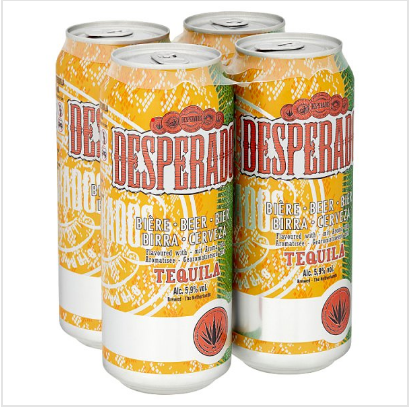 Desperados Tequila Lager Beer 4 x 500ml Cans