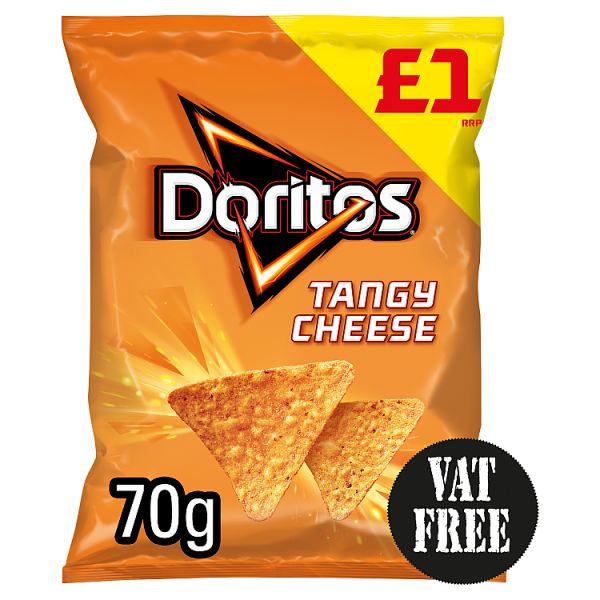 Doritos Tangy Cheese Tortilla Chips £1 PMP 70g
