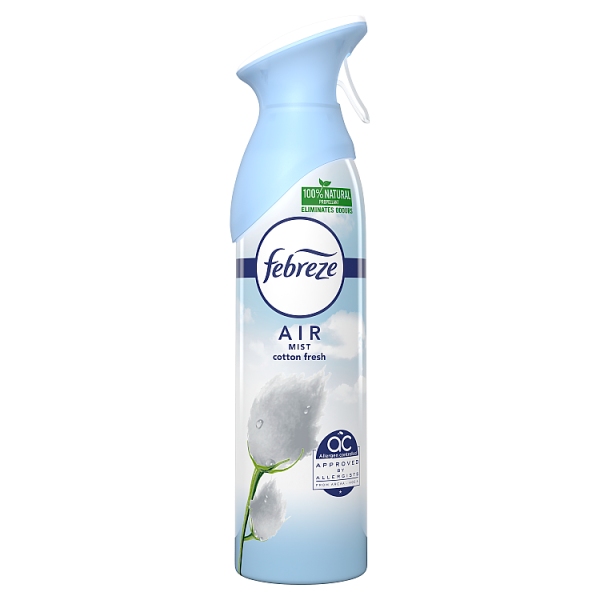 Febreze Air Freshener Spray Heavy Duty Cotton Fresh 300 ML