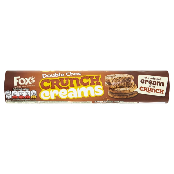 Fox's Double Choc Crunch Creams 230g