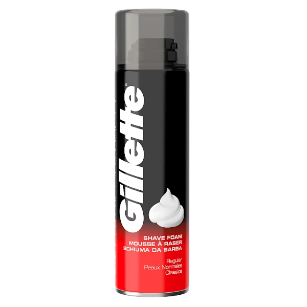 Gillette Classic Men's Shaving Foam Regular 200ml