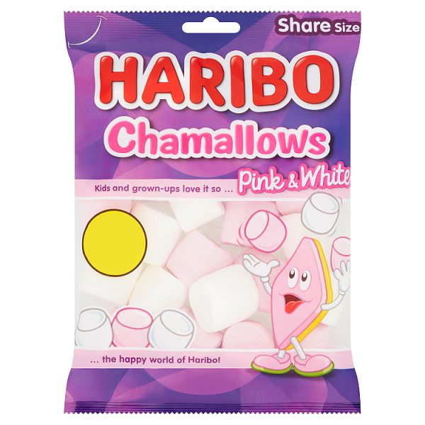HARIBO Chamallows Pink & White Bag 140g