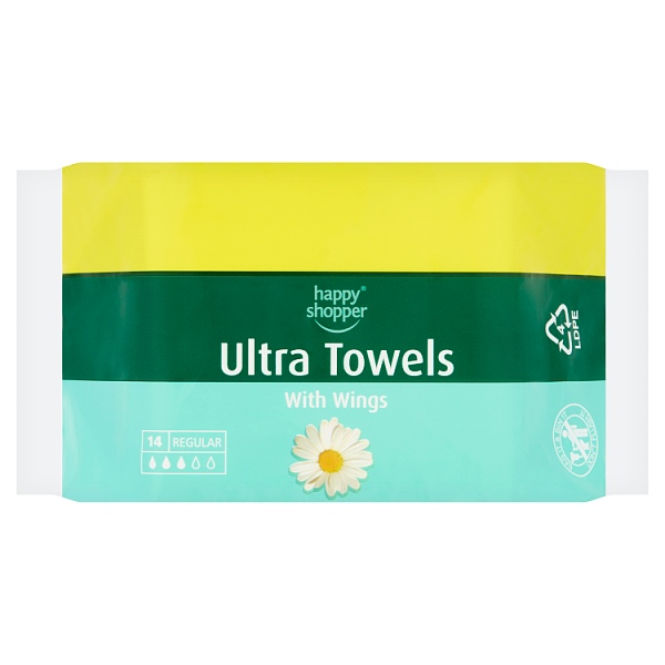 Happy Shopper 14 Regular Ultra Towels with Wings