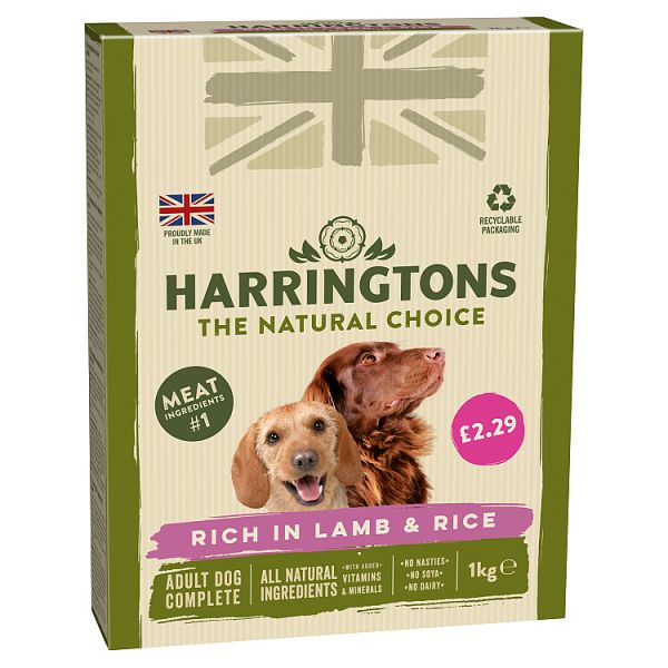 Harringtons Rich in Lamb & Rice Complete Dry Adult Dog Food 1kg
