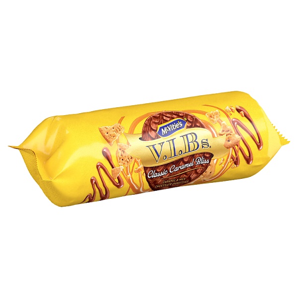 McVitie's V.I.Bs Classic Caramel Bliss Biscuits 250g