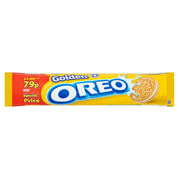 Oreo Golden Sandwich Biscuits 79p 154g