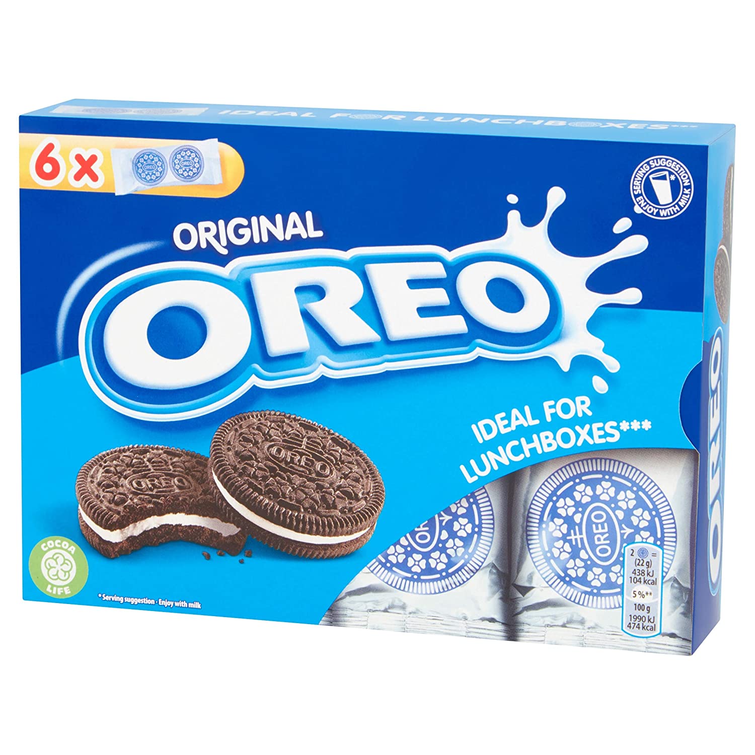 Oreo Original Vanilla Chocolate Sandwich Biscuit 132g