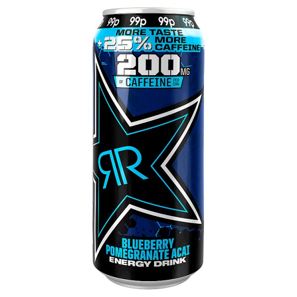 Rockstar Xdurance Blueberry Pomegranate and Acai Energy Drink 500ml Can
