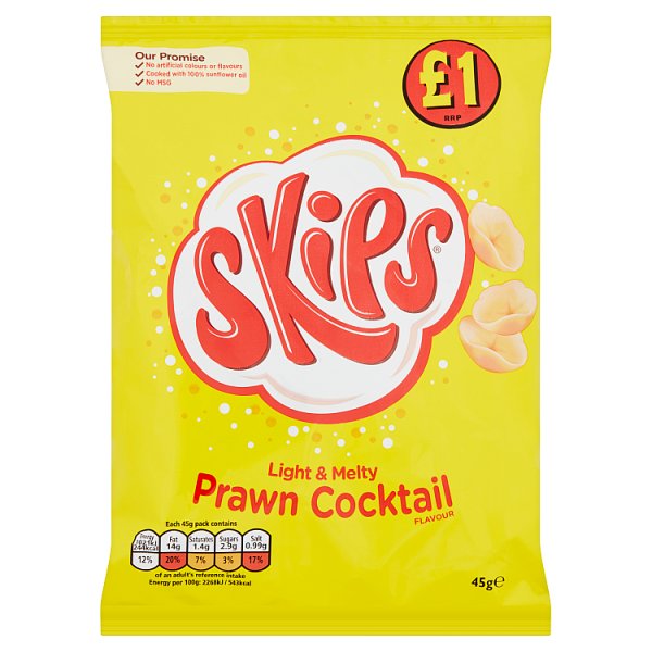 Skips Prawn Cocktail Flavour 45g