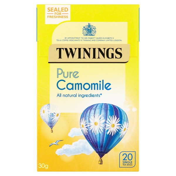 Twinings Pure Camomile 20 Single Tea Bags 30g