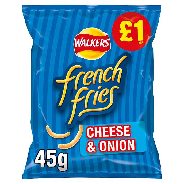 Walkers French Fries Cheese & Onion Snacks