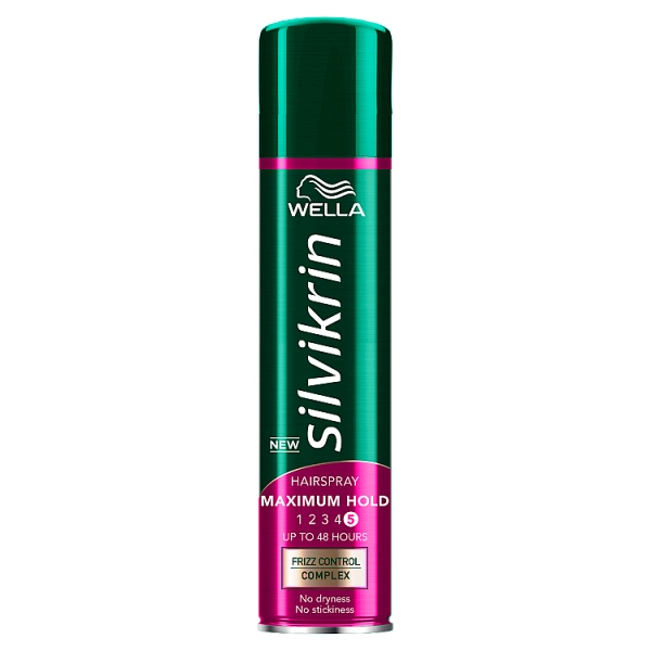 Wella Silvikrin Maximum Hold Hairspray 250ml